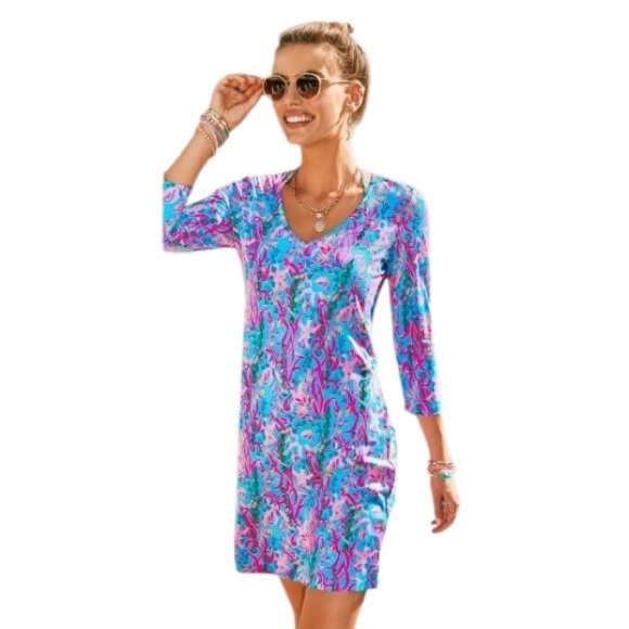 LILLY PULITZER Tessa 3/4 Sleeve Dress! Retail $98. - Picture 3 of 9